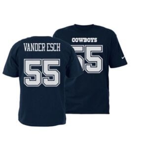 🆕 Nike Dri Fit Men's Dallas Cowboys Leighton Vander Esch #55 T-Shirt size Small